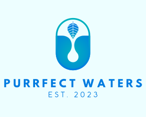 Nature Drinking Water  logo design