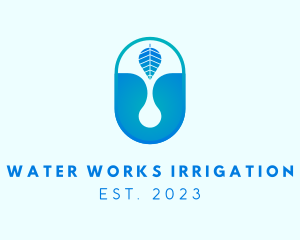 Nature Drinking Water  logo design