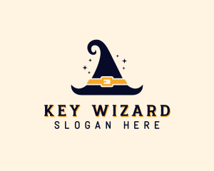 Witch Wizard Hat logo design