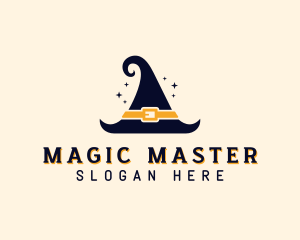 Witch Wizard Hat logo design