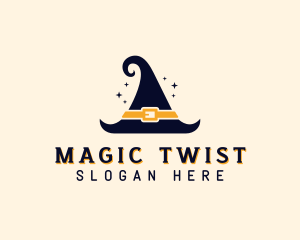 Witch Wizard Hat logo design