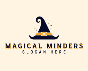 Witch Wizard Hat logo design