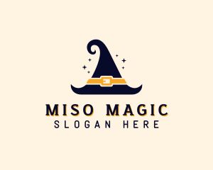 Witch Wizard Hat logo design