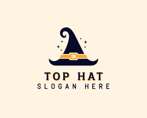 Witch Wizard Hat logo design