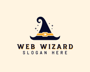 Witch Wizard Hat logo design