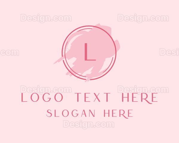 Feminine Paint Brush Logo