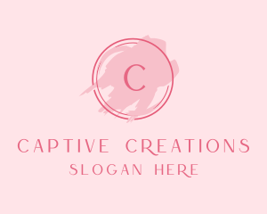 Feminine Paint Brush logo design