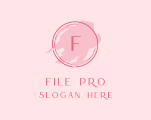 Feminine Paint Brush logo design