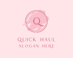 Feminine Paint Brush logo design