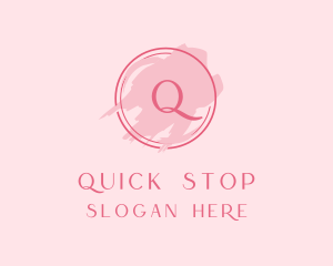 Feminine Paint Brush logo design