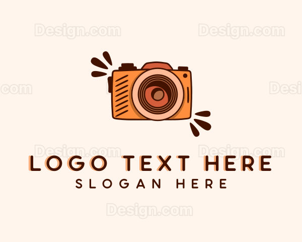 Creative Camera Doodle Logo