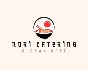 Asian Seafood Shrimp logo design