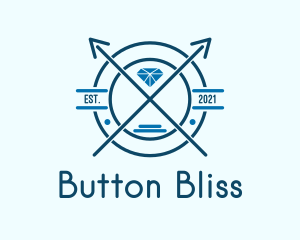 Blue Diamond Emblem logo design