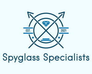 Blue Diamond Emblem logo design