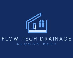 Home Faucet Drainage logo design