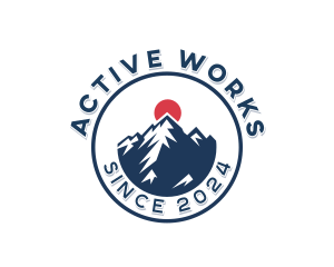 Summit Mountain Hiking logo design