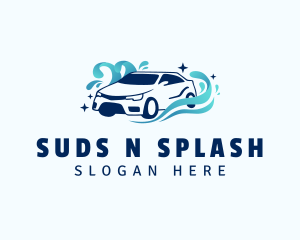 Blue Car Washing logo