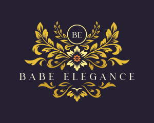 Elegant Floral Bloom logo design