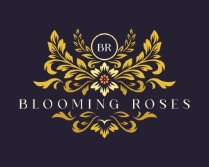 Elegant Floral Bloom logo design