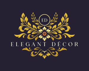 Elegant Floral Bloom logo design