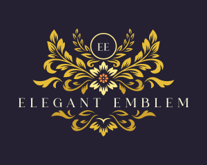 Elegant Floral Bloom logo design