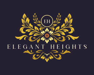 Elegant Floral Bloom logo design