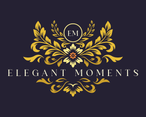 Elegant Floral Bloom logo design