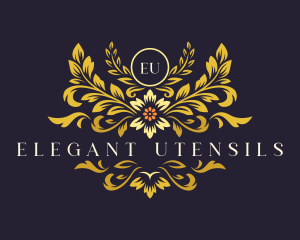 Elegant Floral Bloom logo design