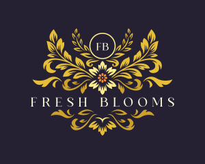 Elegant Floral Bloom logo design