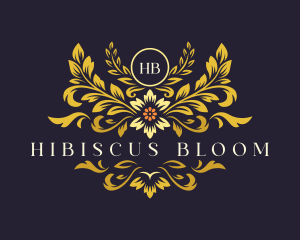 Elegant Floral Bloom logo design