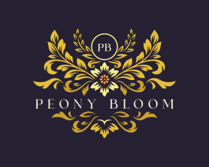 Elegant Floral Bloom logo design