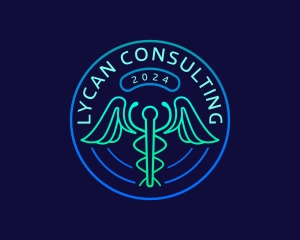 Medical Caduceus Medicine logo design