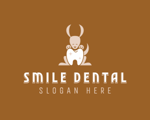 Kangaroo Tooth Dentistry logo design