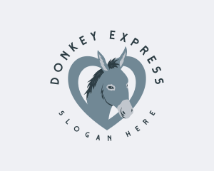 Farm Heart Donkey  logo