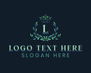 Elegant Ornamental Crest logo