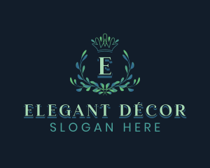 Elegant Ornamental Crest logo design