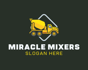 Concrete Mixer Truck logo