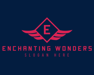 Diamond Wings Airline logo design