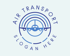 Airplane Flight Radar  logo design