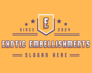 Retro Sports Tournament logo design