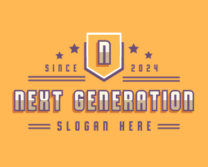 Retro Sports Tournament logo design