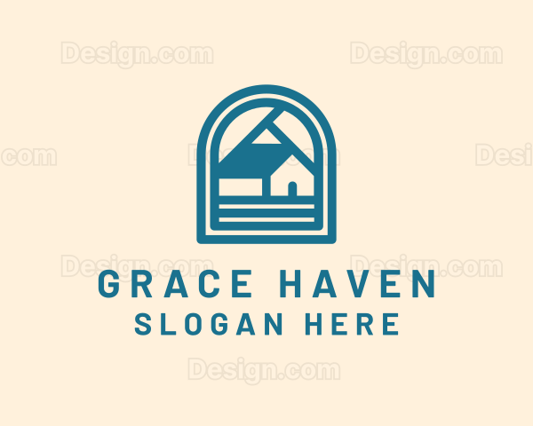 House Window Emblem Logo