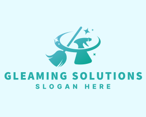 Sparkling Sanitation Maintenance logo design