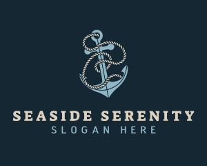 Sailor Anchor Rope logo design