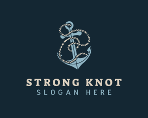 Sailor Anchor Rope logo design