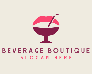 Lip Cocktail Straw logo