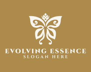 Elegant Butterfly Crown logo