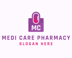 Pill Bag Pharmacy logo design