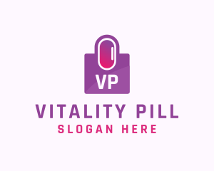 Pill Bag Pharmacy logo design