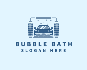 Bubbles Auto Cleaning logo design